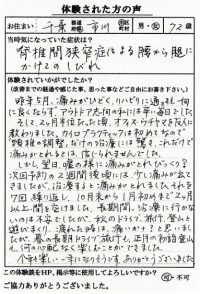 市川市にお住まいのＴさん（女性･７２歳）